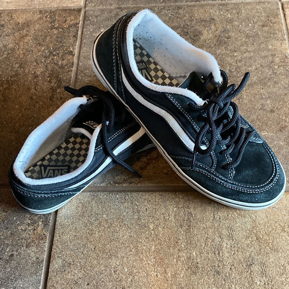 Vans. Black suede. Women's size 8